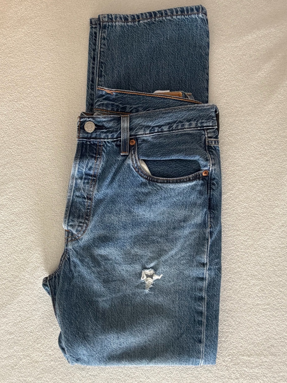 Levi's Women’s Straight Jeans - Medium Blue